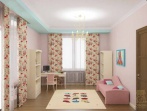 детская комната в пастельных тонах