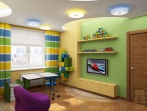 3d-интерьер детской комнаты